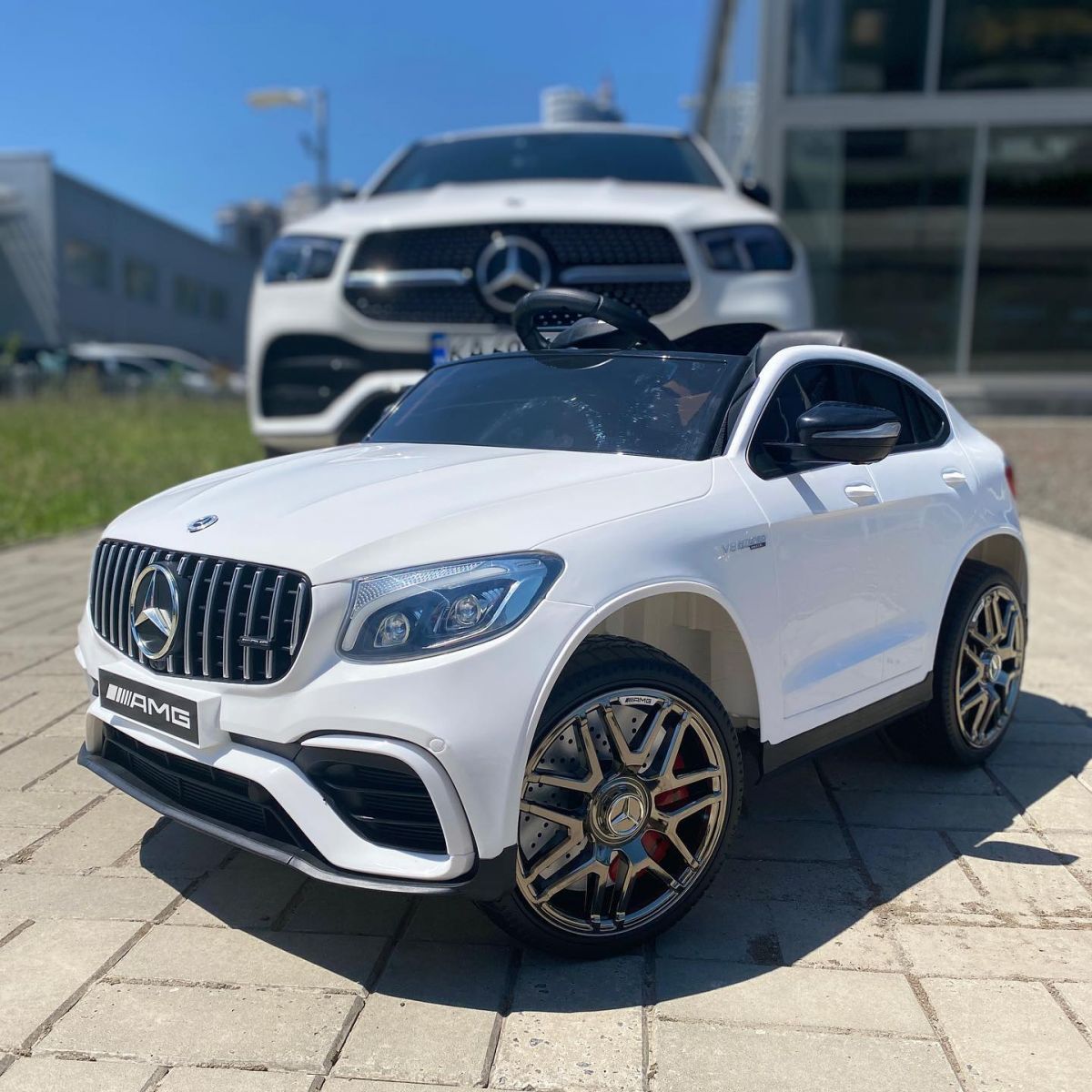 Электромобиль RAMIZ Mercedes Benz GLC63S Blue купить в интернет-магазине  MUM по самой выгодной цене